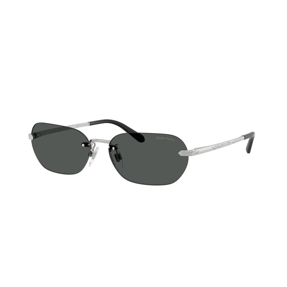 Ralph Lauren Vrouwelijk Sunglass RL7089 - Framekleur: Glanzend Zilver, Lenskleur: Grijs Grijs