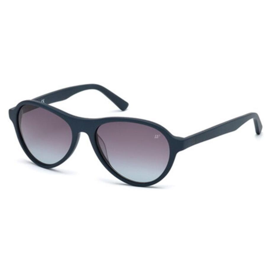 Web Bril WE0128 92W Blauw Heren Zonnebril