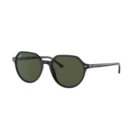 Ray-Ban Unisex Sunglass RB2195 Thalia - Framekleur: Zwart, Lenskleur: Groen