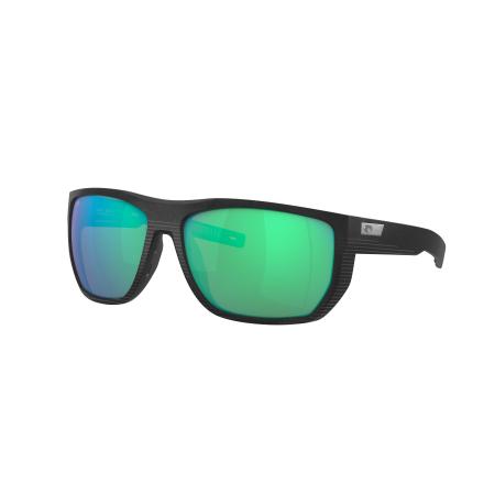 Costa Mannelijk Sunglass 6S9085 Santiago - Framekleur: Netzwart, Lenskleur: Groen gespiegeld