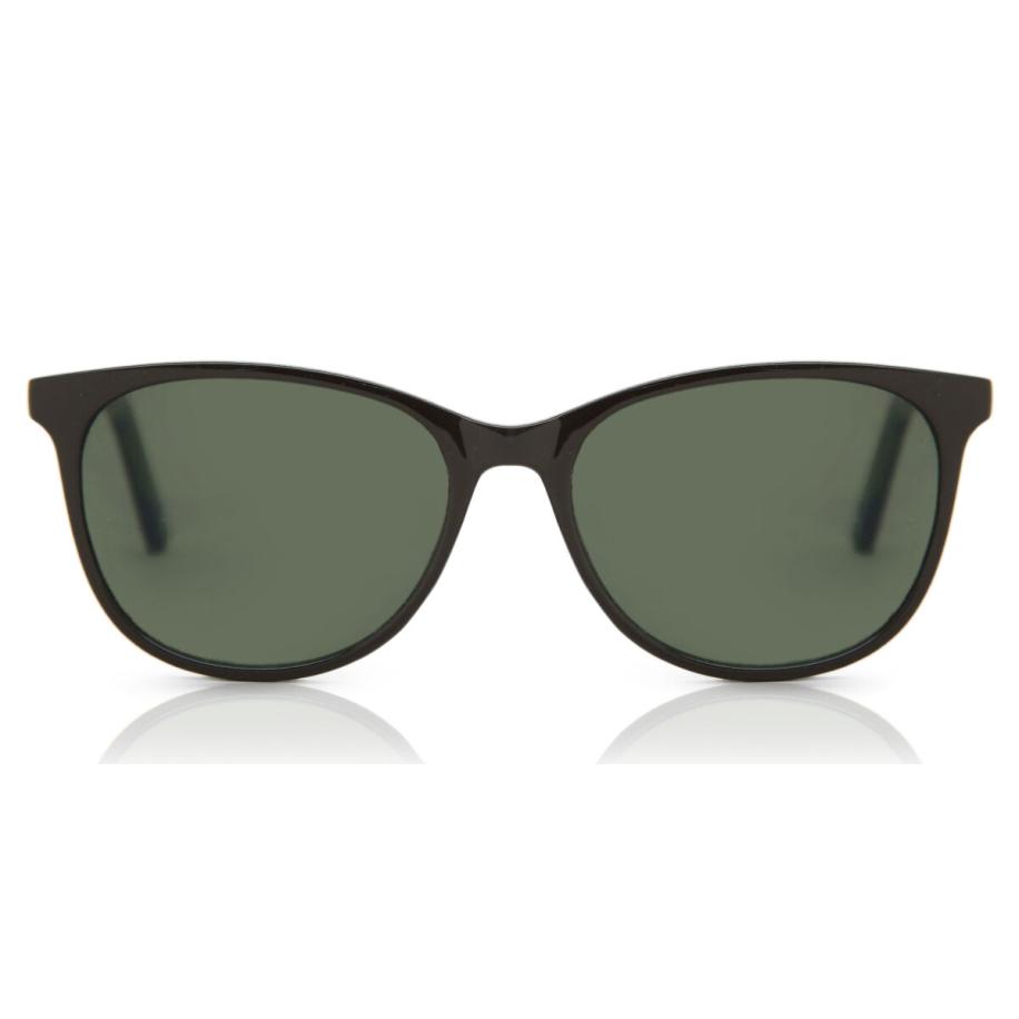Dames Cat-eye Volledige rand Plastic Zwart Zonnebril - SmartBuy Collection
