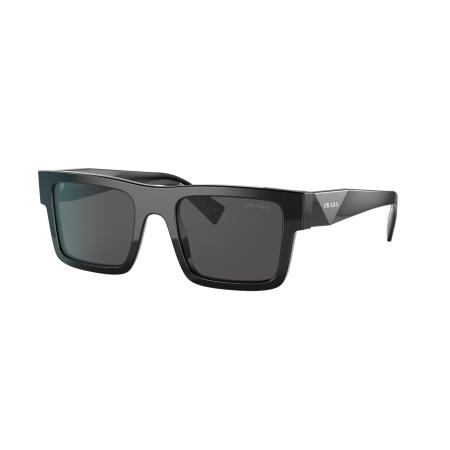 Prada Mannelijk Sunglass PR 19WS - Framekleur: Zwart, Lenskleur: Donkergrijs