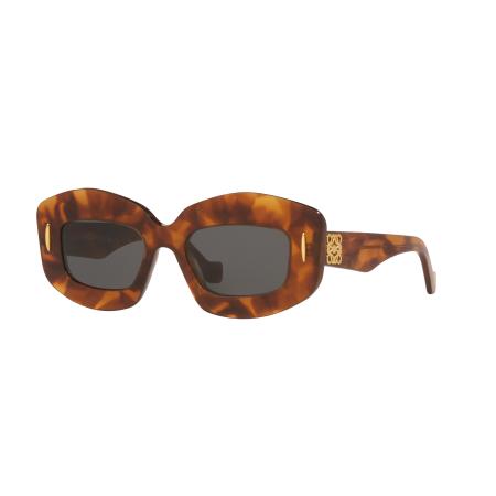 Loewe Vrouwelijk Sunglass LW40114I - Framekleur: Tortoise zwart, Lenskleur: Grijs