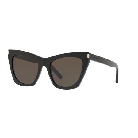 Saint Laurent Vrouwelijk Sunglass SL 214 Kate - Framekleur: Zwart glanzend, Lenskleur: Grijs