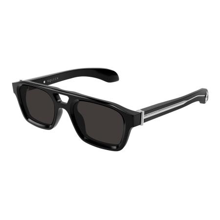 Alexander McQueen AM0505S 001 Zwart Heren Zonnebril
