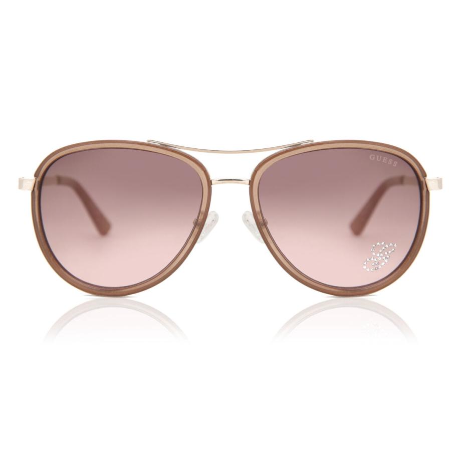 Guess GF6052 28U Goud Heren Zonnebril