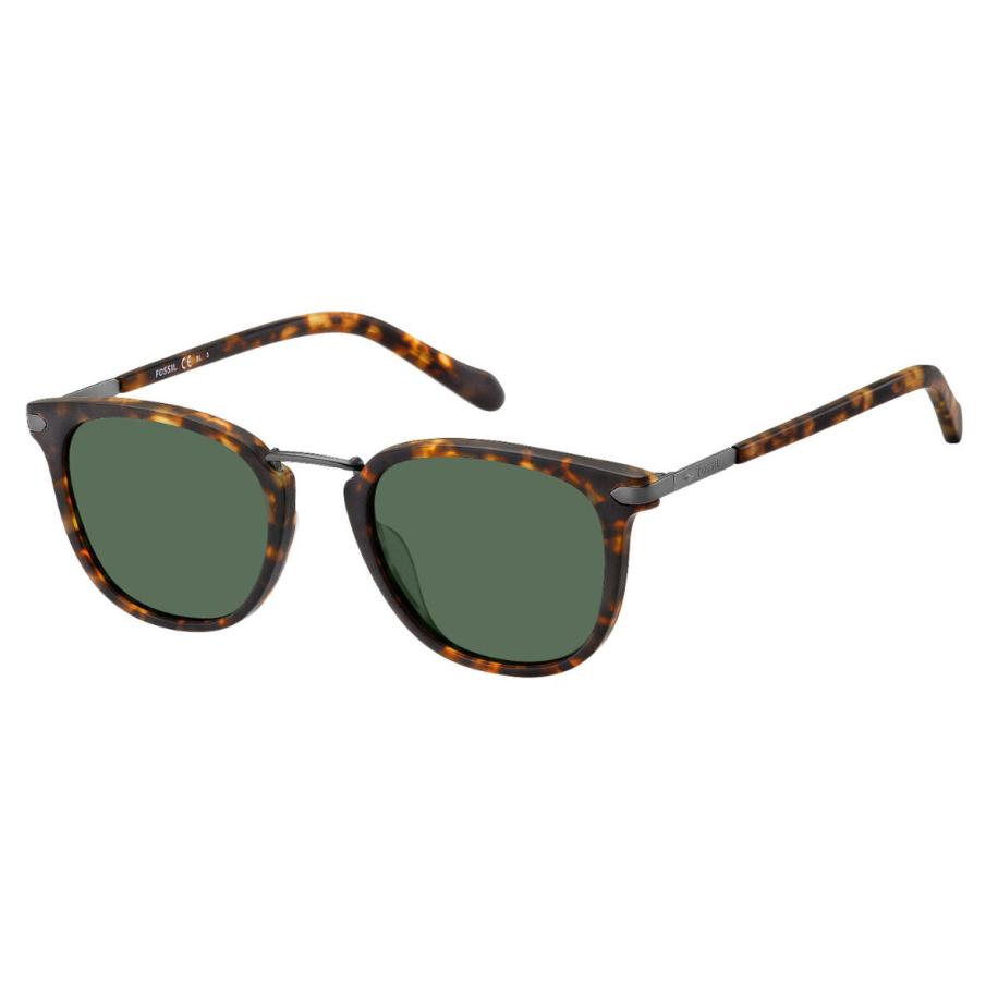 Fossil FOS 2099/G/S N9P/QT Tortoiseshell Heren Zonnebril