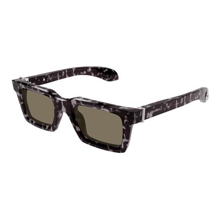 Alexander McQueen AM0506S 002 Tortoiseshell Heren Zonnebril