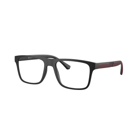Emporio Armani Mannelijk Sunglass EA4115 - Framekleur: Matzwart, Lenskleur: Helder