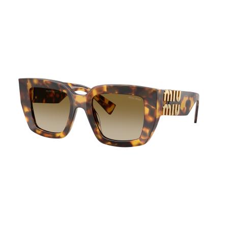 Miu Miu Vrouwelijk Sunglass MU B05S - Framekleur: Honing Havana, Lenskleur: Bruin Gradiënt