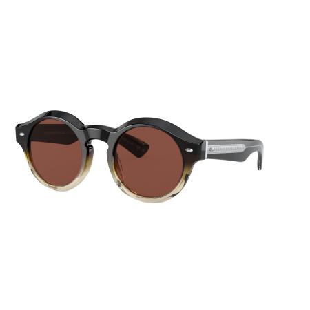 Oliver Peoples Vrouwelijk Sunglass OV5493SU Cassavet - Framekleur: Kona gradiënt, Lenskleur: Bordeaux