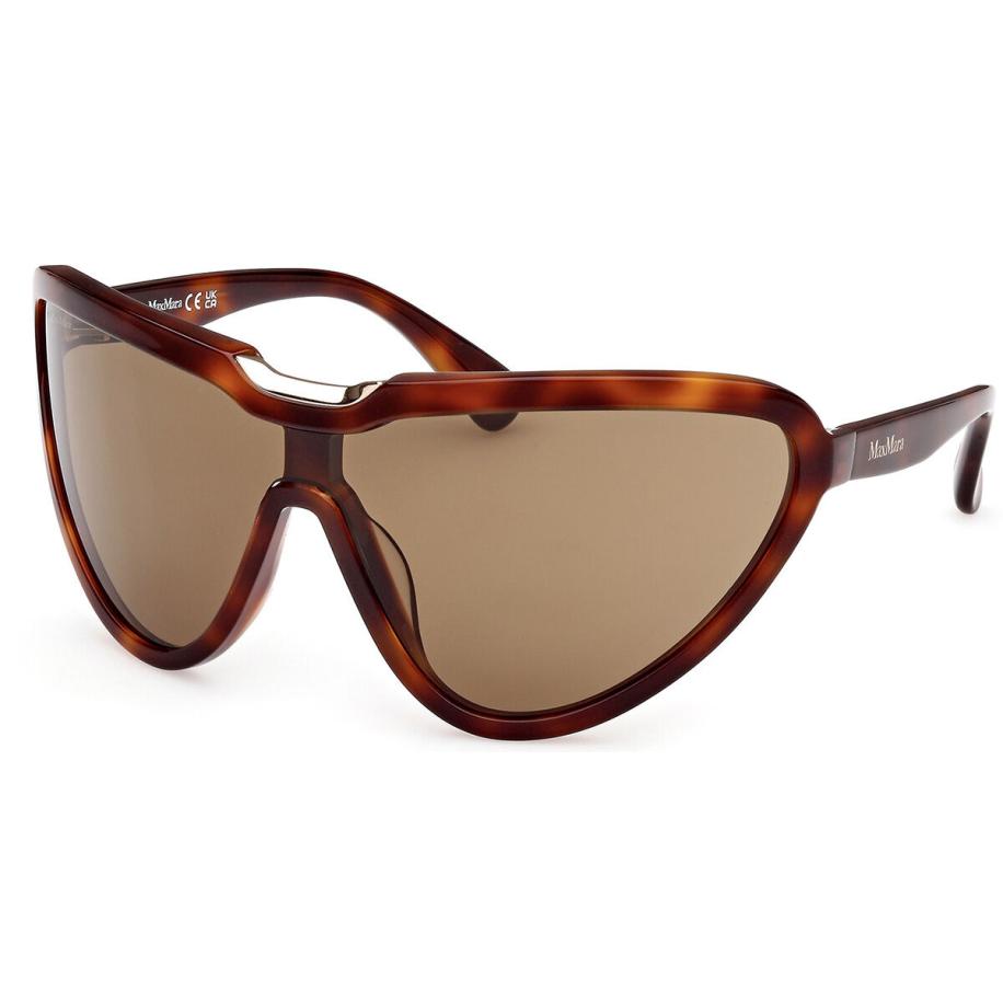 Max Mara MM0084 EMIL 52E Tortoiseshell Dames Zonnebril