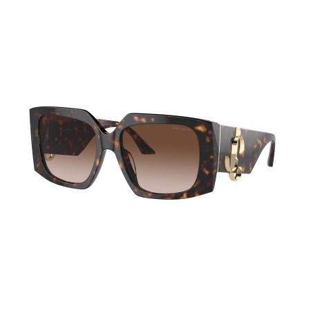 Jimmy Choo Vrouwelijk Sunglass JC5006U - Framekleur: Havana, Lenskleur: Gradiënt bruin