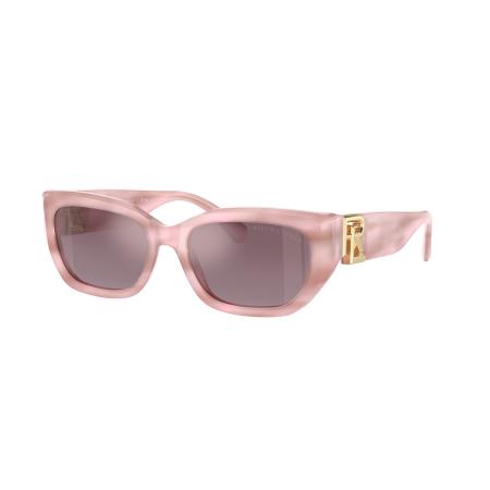 Ralph Lauren Vrouwelijk Sunglass RL8222 THE BRIDGET - Framekleur: Oesterschelp rosé/mauve, Lenskleur: Oesterschelp rosé/mauve