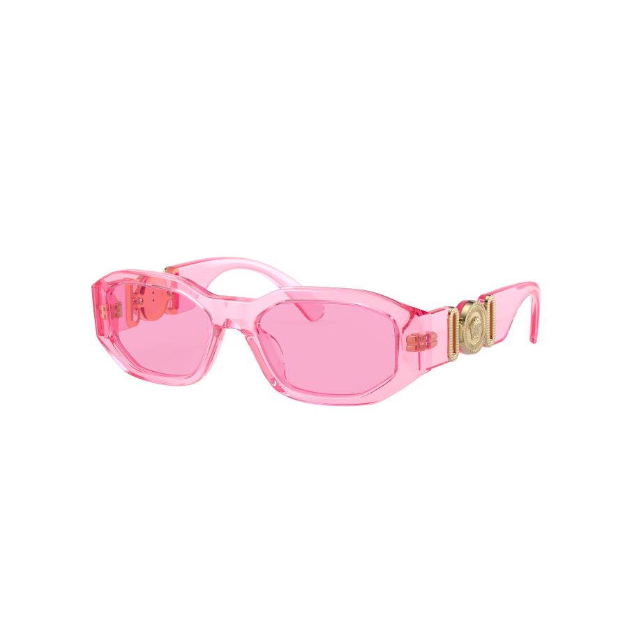 Versace Unisex Sunglass VK4429U Kids - Framekleur: Transparant Roze, Lenskleur: Fuchsia Roze