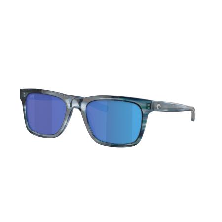 Costa Mannelijk Sunglass 6S2003 Tybee - Framekleur: Ocean Currents, Lenskleur: Blauw gespiegeld