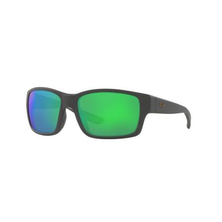 Maui Jim Mannelijk Sunglass Mangroves - Framekleur: Grey Multicolor, Lenskleur: Groen gespiegeld polarized