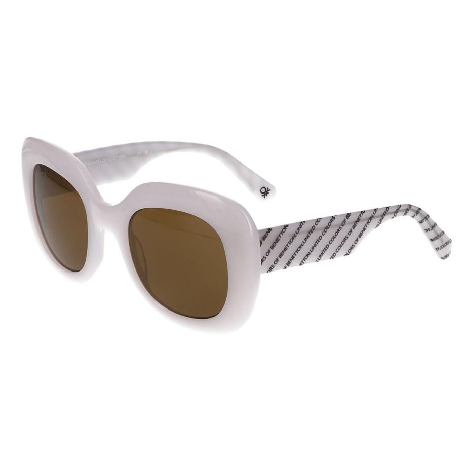 United Colors of Benetton 5067 813 Wit Dames Zonnebril