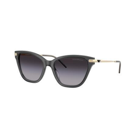 Emporio Armani Vrouwelijk Sunglass EA4251 - Framekleur: Glanzend opaalzwart, Lenskleur: Grijs Gradiënt