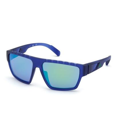 Adidas Sport SP0008 91Q Blauw Heren Zonnebril