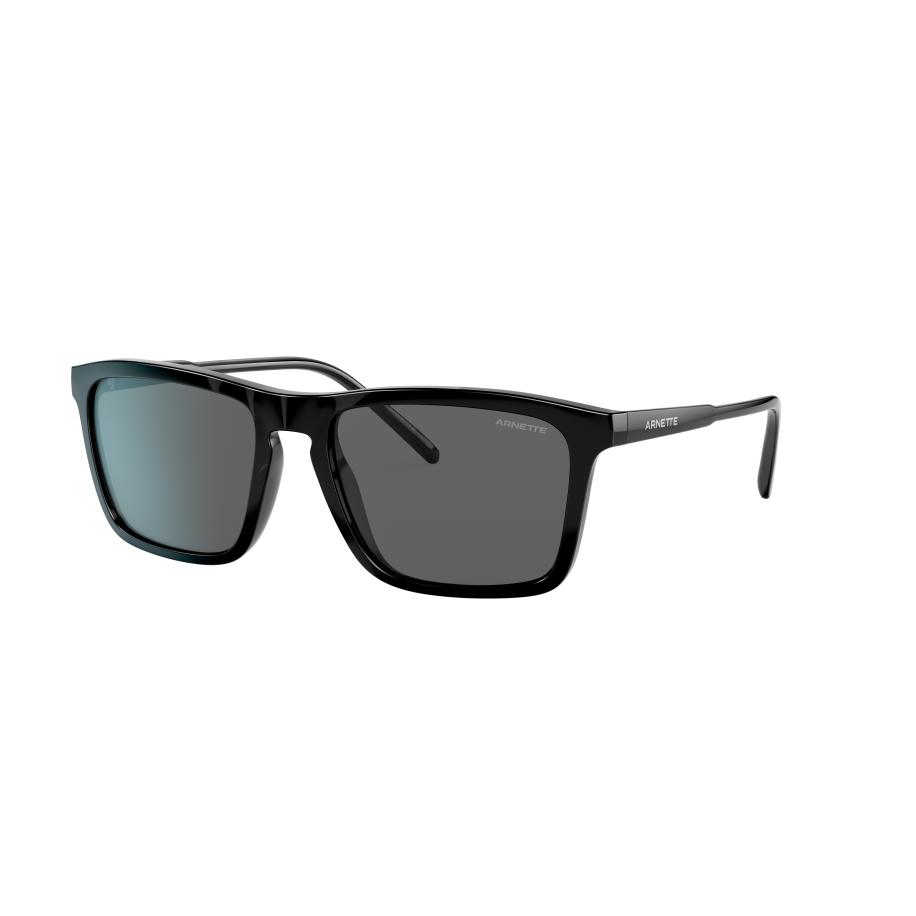 Arnette Mannelijk Sunglass AN4283 Shyguy - Framekleur: Zwart, Lenskleur: Donkergrijs Grijs
