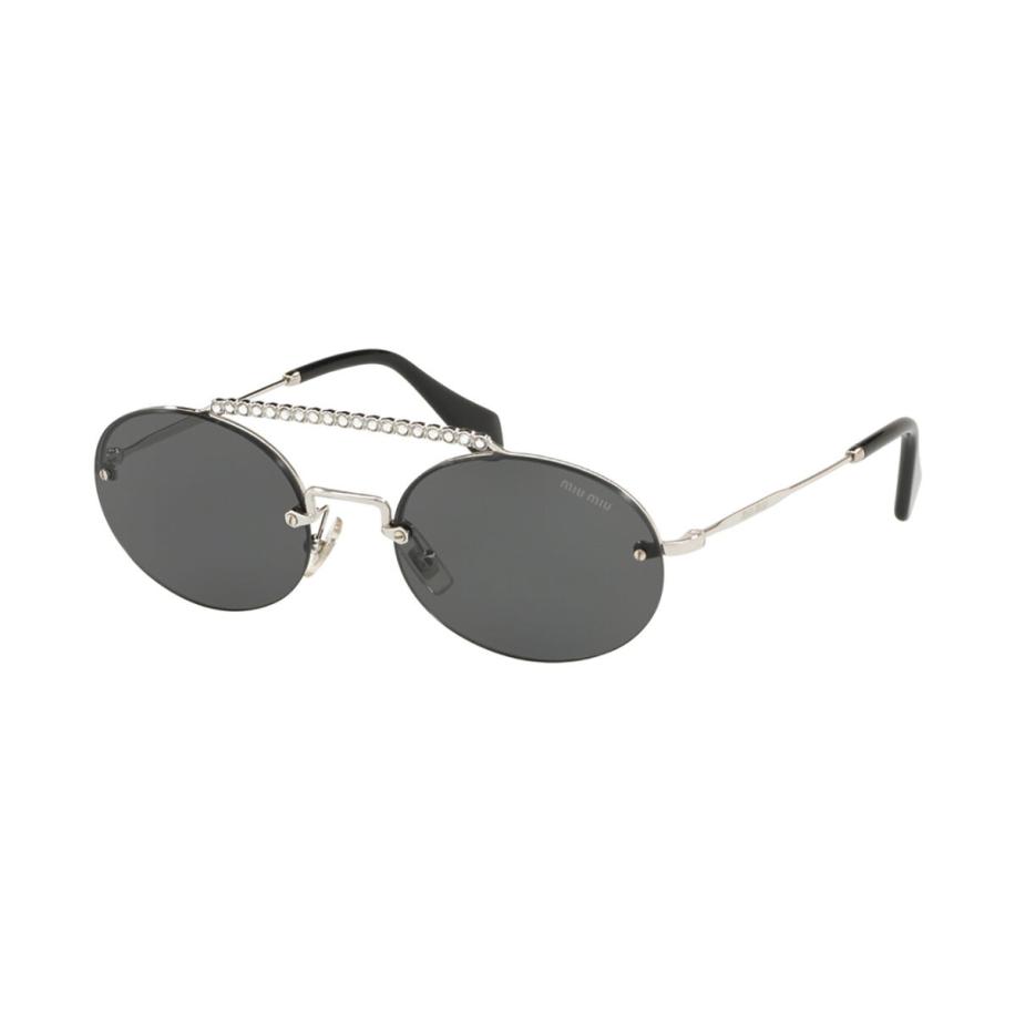 Miu Miu MU60TS 1BC1A1 Zilver Dames Zonnebril