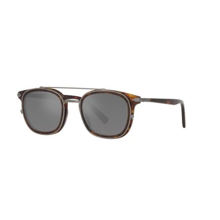 DIOR Mannelijk Sunglass Dm40148I - Framekleur: Tortoise, Lenskleur: Grijs gespiegeld