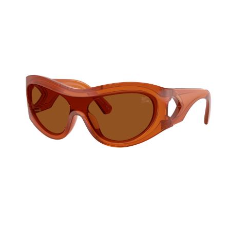 Burberry Unisex Sunglass BE4465 - Framekleur: Roest, Lenskleur: Donkerbruin