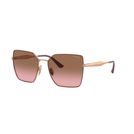 Vogue Eyewear Vrouwelijk Sunglass VO4284S - Framekleur: Top bordeaux/roségoud, Lenskleur: Roze gradiënt bruin