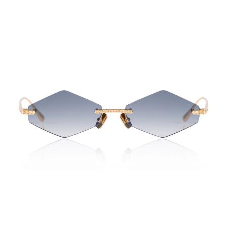 Anna-Karin Karlsson CRYSTAL NEST - TRIANGLE Goud Grijs Goud Dames Zonnebril