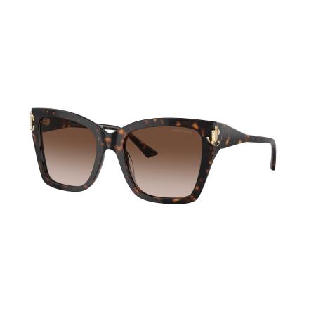 Jimmy Choo Vrouwelijk Sunglass JC5012 - Framekleur: Havana, Lenskleur: Gradiënt bruin
