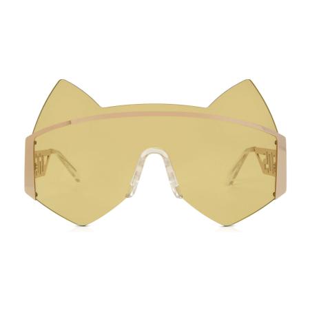 GCDS GD0002 32F Goud Heren Zonnebril