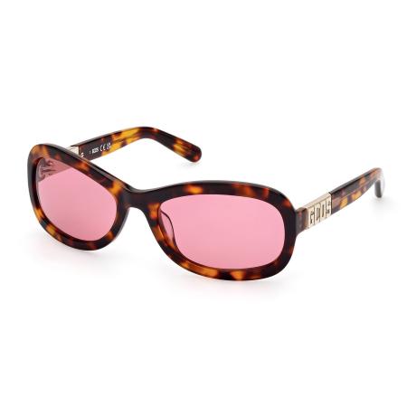 GCDS GD0038 52S Tortoiseshell Heren Zonnebril