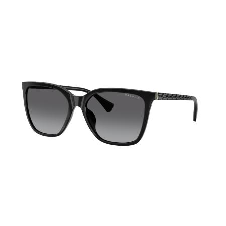 Ralph Vrouwelijk Sunglass RA5328U - Framekleur: Glanzend zwart, Lenskleur: Grijs gradiënt Polar