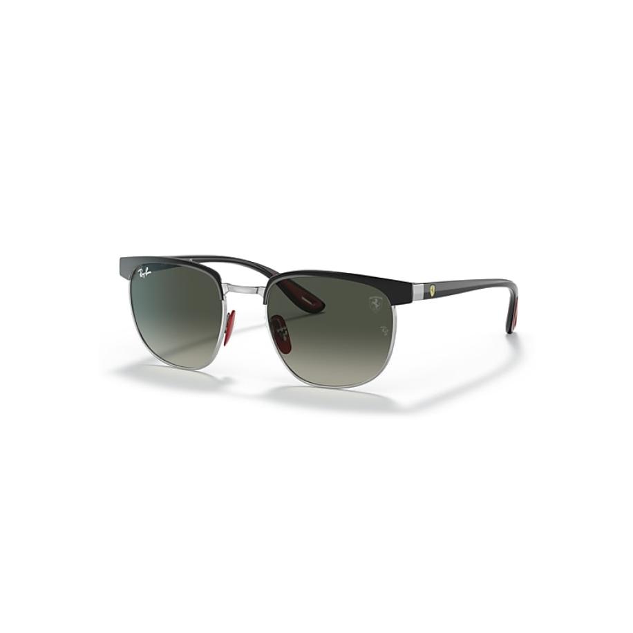 Ray-Ban Rb3698m Scuderia Ferrari Collection zonnebril Zwart montuur Grijs glazen 53-20 Zwart
