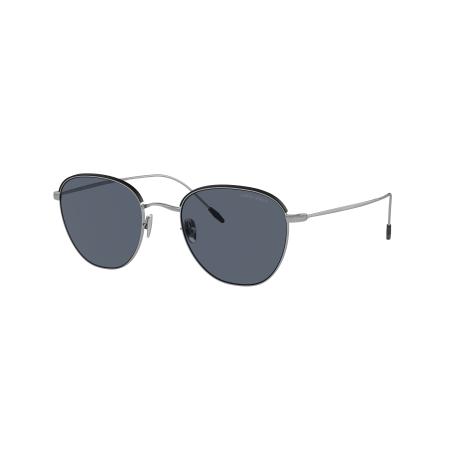 Giorgio Armani AR6048 301587 Zilver Heren Zonnebril