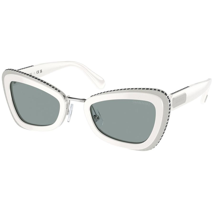 Swarovski SK6012 1012/1 Wit Dames Zonnebril