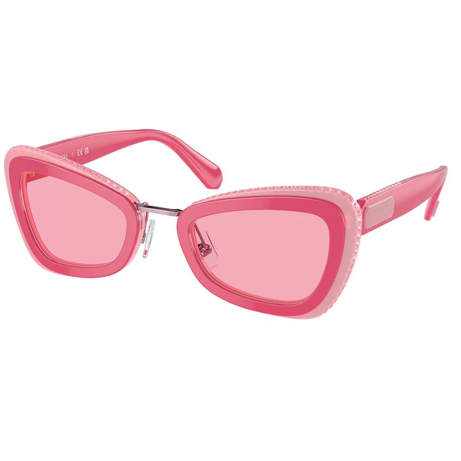 Swarovski SK6012 101384 Roze Dames Zonnebril