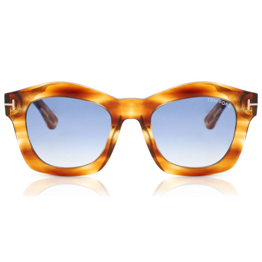 Tom Ford FT0431 GRETA 41W Geel Dames Zonnebril