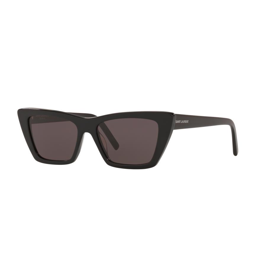 Saint Laurent Vrouwelijk Sunglass SL 276 Mica - Framekleur: Zwart glanzend, Lenskleur: Grijs Grijs