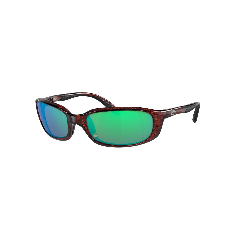 Costa Mannelijk Sunglass 6S9017 Brine - Framekleur: Tortoise, Lenskleur: Groen gespiegeld Groen