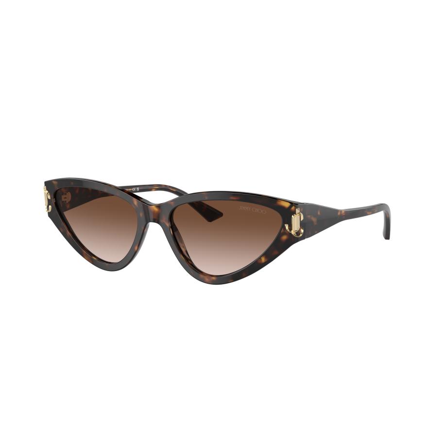 Jimmy Choo Vrouwelijk Sunglass JC5019 - Framekleur: Havana, Lenskleur: Gradiënt bruin Bruin