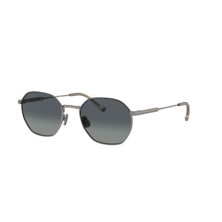 Brunello Cucinelli Unisex Sunglass BC2003ST - Framekleur: Staalgrijs/lood, Lenskleur: Zwart