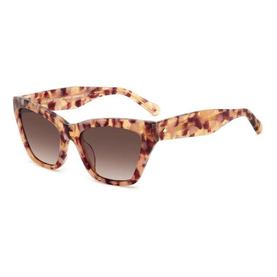 Kate Spade Fay/G/S Aziatische pasvorm HT8/HA Tortoiseshell Dames Zonnebril