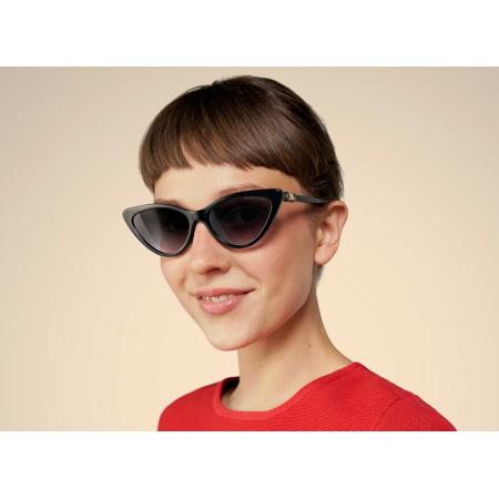 Michael Kors Vrouwelijk Sunglass MK2195U Harbour Island - Framekleur: Zwart, Lenskleur: Donkergrijs gradiënt