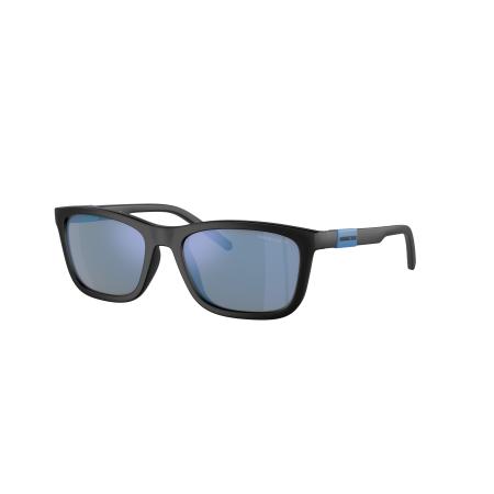 Arnette Unisex Sunglass AN4315 Teen Speerit - Framekleur: Matzwart, Lenskleur: Donkergrijs spiegelend water gepolariseerd