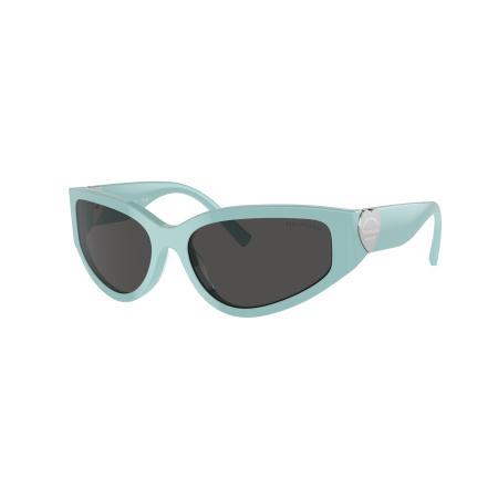 Tiffany & Co. Vrouwelijk Sunglass TF4217 - Framekleur: Tiffany blauw, Lenskleur: Donkergrijs