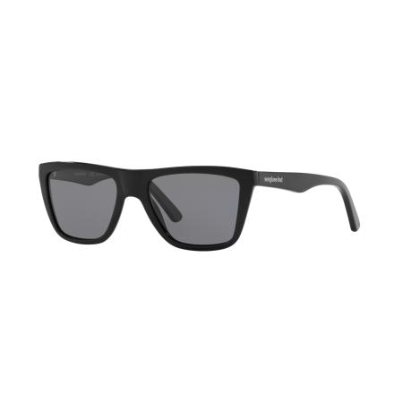 Sunglass Hut Collection Mannelijk Sunglass HU2014 - Framekleur: Zwart, Lenskleur: Polar donkergrijs
