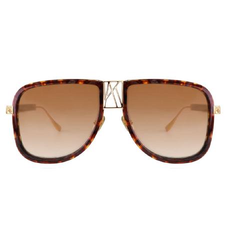 Anna-Karin Karlsson LOGO DUDE Amber Tortoise Tortoiseshell Dames Zonnebril