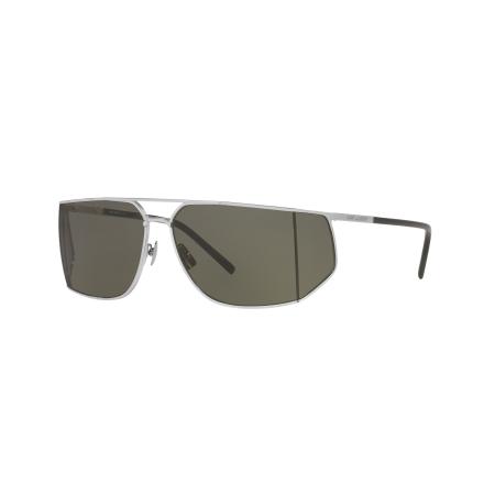 Saint Laurent Mannelijk Sunglass SL 750 - Framekleur: Zilver, Lenskleur: Grijs